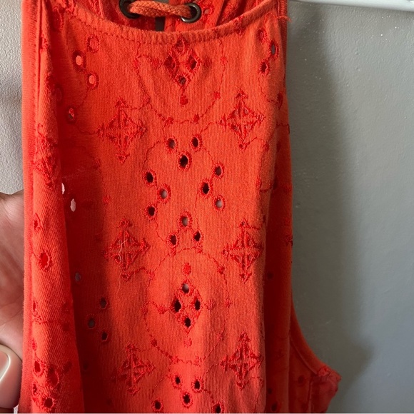 Free People Dream Date Lace-Up Trapeze Tank Top Size Small - Picture 4 of 8